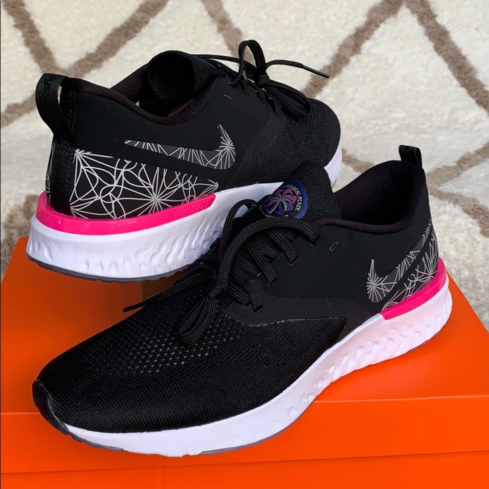 NIKE ODYSSEY REACT 2 FK GPX Black-Reflect SilverM - Picture 5 of 16